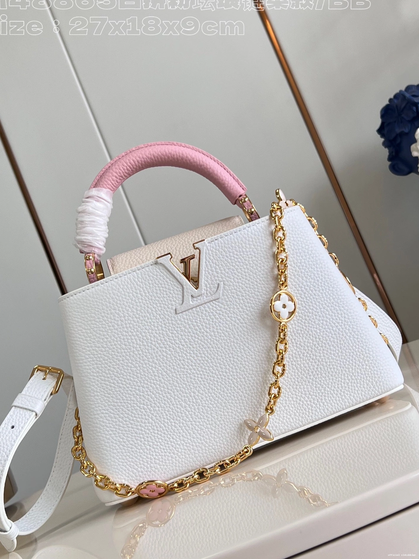 Official oldcobbler CAPUCINES BB-27*18*9CM LOUIS VUITTON 0806